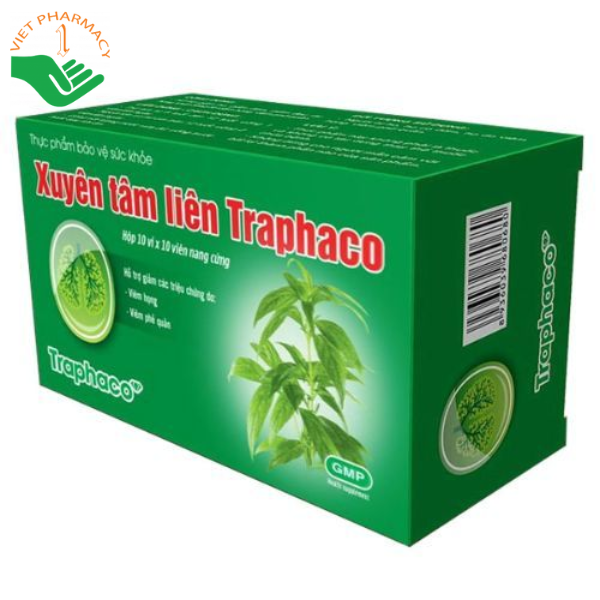 Viên uống hỗ trợ giảm ho, giảm đờm Xuyên Tâm Liên Traphaco